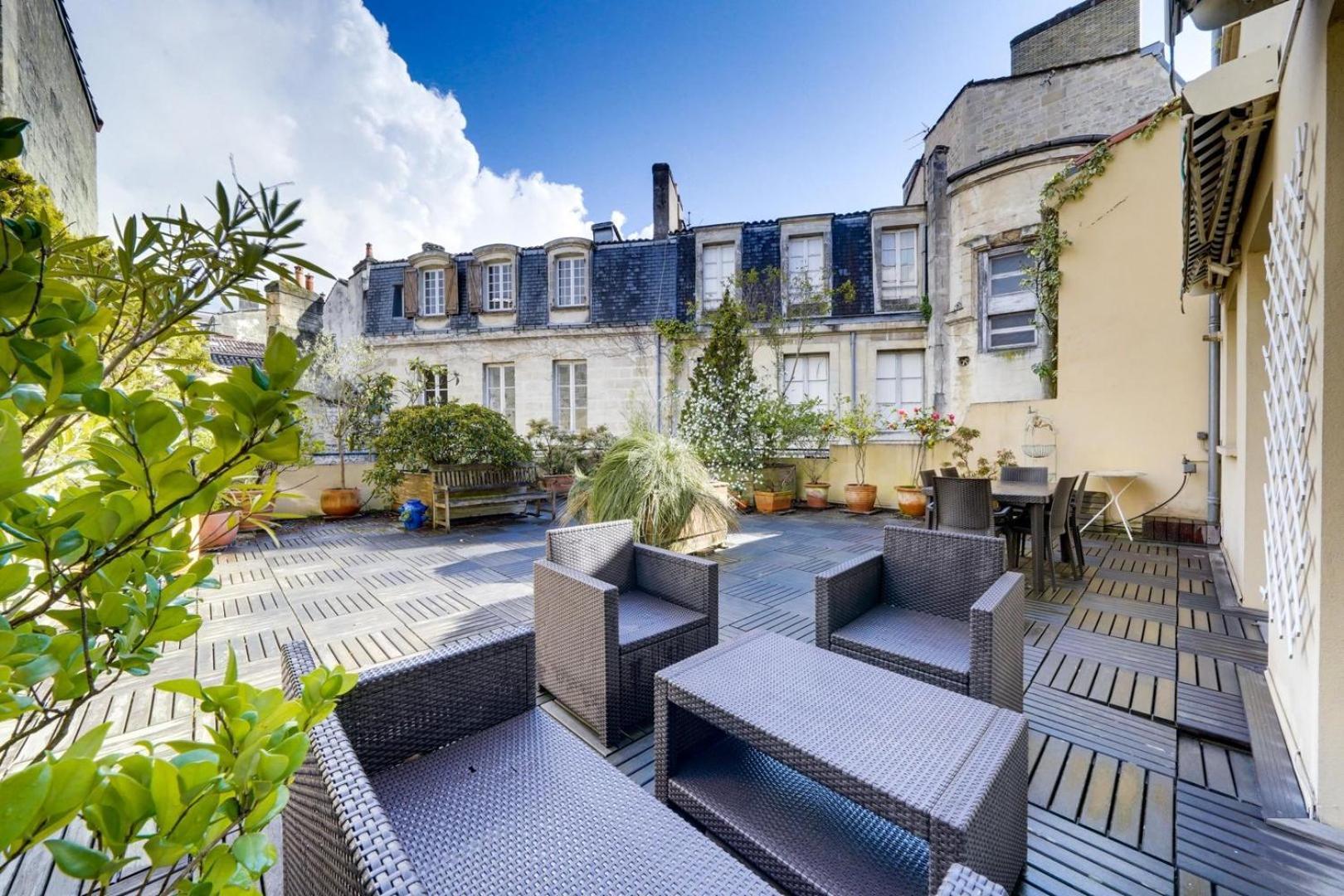 Lovely Apartment With Exceptional Terrace Bordeaux Buitenkant foto